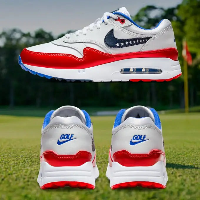 Nike Airmax 1 Golf USA WHITE RED BLUE (FIX) Main image