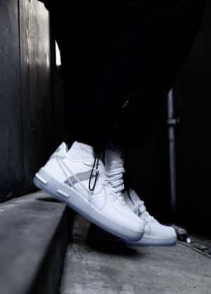 Nike Air Force 1 React White Ice sneakers