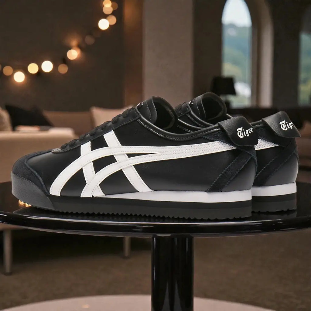 Onitsuka Tiger Mexico 66 PF Black White 7A Premium Mens Sneakers D-2083