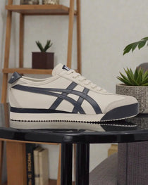 Onitsuka Tiger Mexico 66 PF Birch  Indigo Navy 7A Premium Mens Sneakers D-2081
