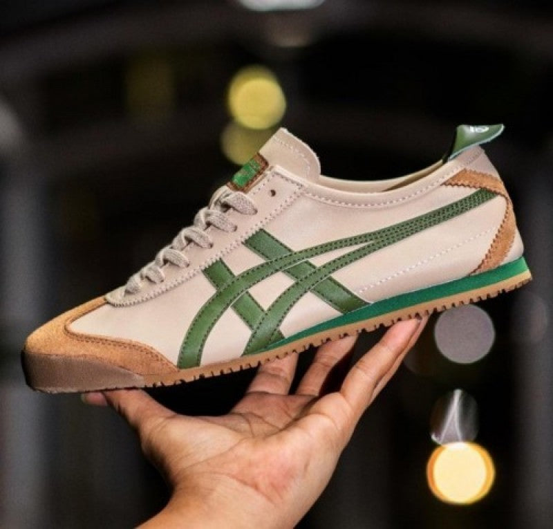 Onitsuka Tiger Mexico 66 BEIGE GREEN GRASS Main image