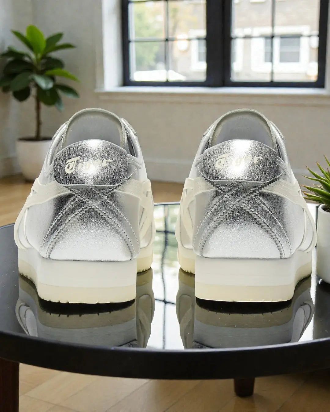Onitsuka Tiger Mexico 66 SD PF Pure Silver Cream Sneakers Men  D-2080 Secondary image