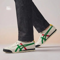 Onitsuka Tiger Mexico 66 SD Birch Green Red Sneakers Mens D-2079