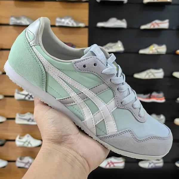 Onitsuka Tiger Serrano Soft Sky White Silver  Girls 7A Premium (D-2022) Main image
