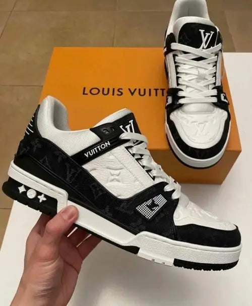 Louis Vuitton Lv Trainer BLACK DENIM Main image