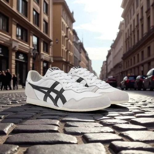 Onitsuka Tiger Serrano White Black Sneakers For Mens Main image