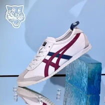 Onitsuk_a Tiger Mexico 66 White Dried BerryBlue Mens Premium First Copy D-1914