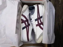 Onitsuk_a Tiger Mexico 66 White Dried BerryBlue Mens Premium First Copy D-1914