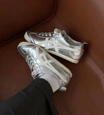 Onitsuk_a Tiger Mexico 66 Silver White Mens 7A Premium D-1916