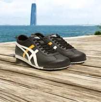 Onitsuk_a Tiger Mexico 66 BlackWhiteYellow  Mens First Copy Sneakers D-1932
