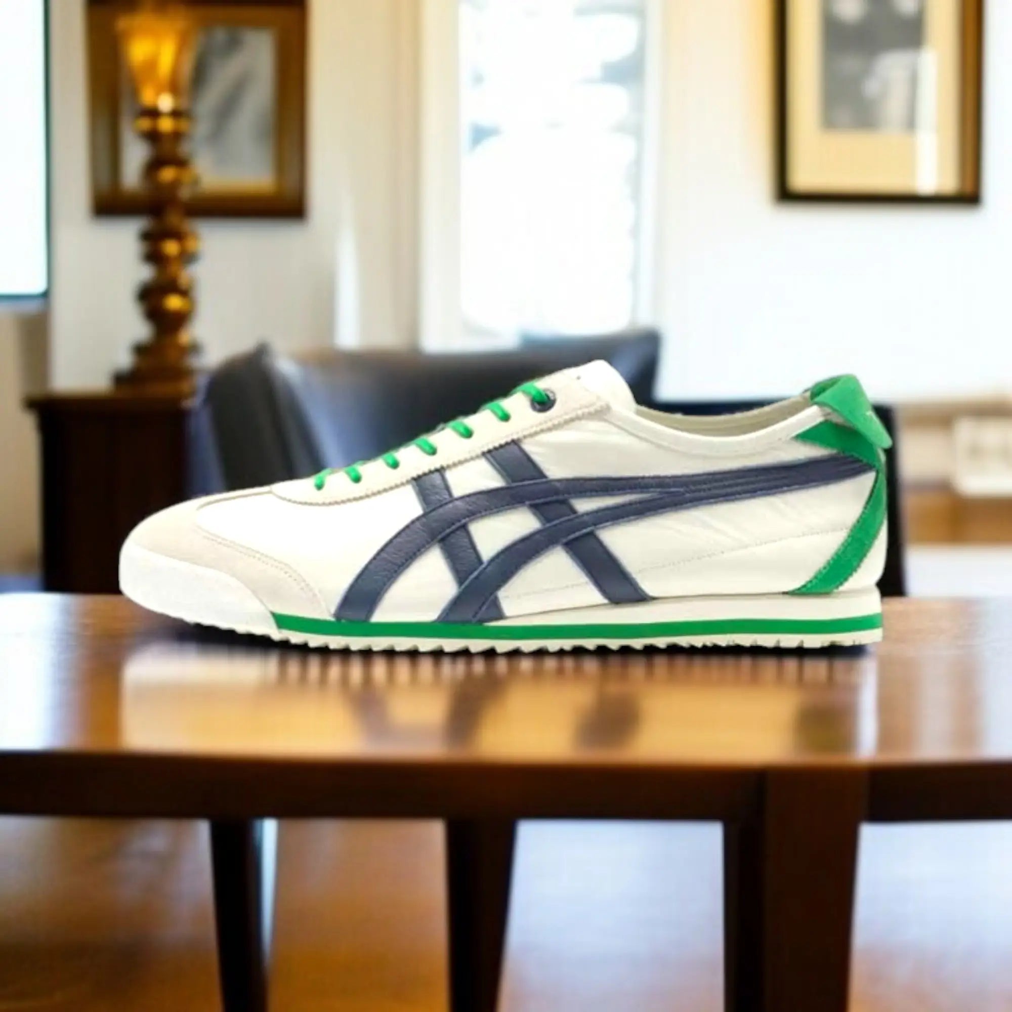 Onitsuk_a Tiger Mexico 66 SD Birch Peacoat Green  7A Premium Sneakers D-1939 Main image
