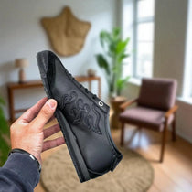 Onitsuk_a Tiger Mexico 66 SD Flame - Triple Black  Mens First Copy with Full Kit D-1942