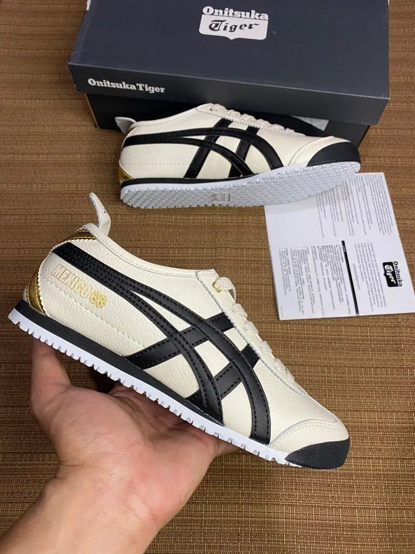 Onitsuka Tiger Mexico 66 CREAM BLACK GOLD Main image