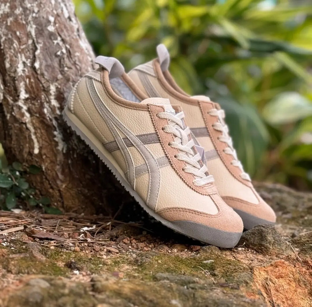 Onitsuk_a Tiger Mexico 66 Oatmeal Grey 7A Premium Sneakers D-2047 Main image