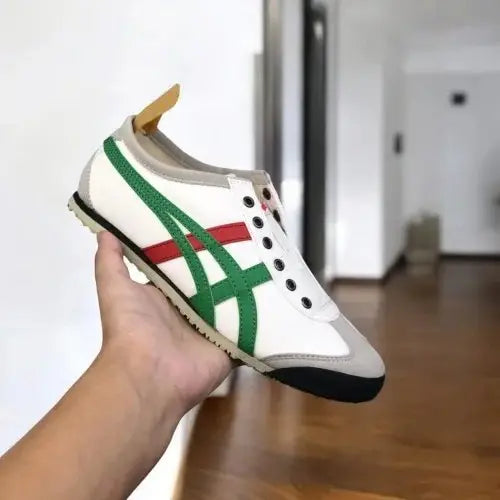Onitsuka Tiger Mexico 66 Slip On Birch Green Red Yellow Sneakers For Mens Main image