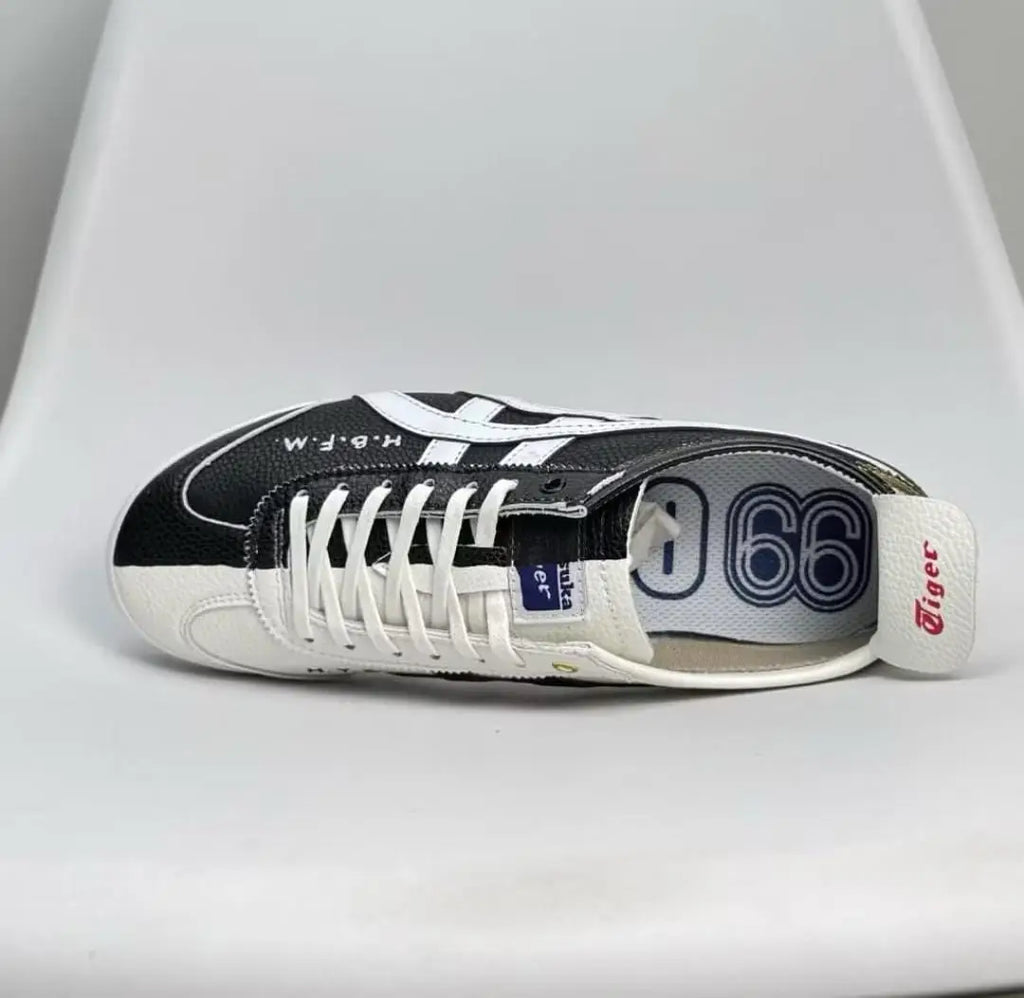 Onitsuk_a Tiger Mexico 66 BlackWhite Custom  Mens Full Kit First Copy D-1945