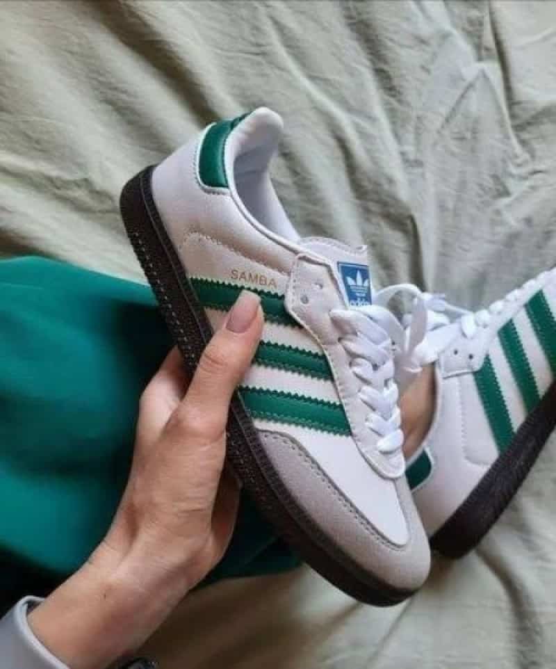 Adidas SAMBA WHITE GREEN WOMEN Main image