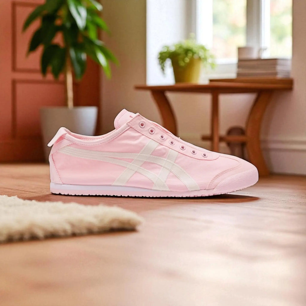 Onitsuk_a Tiger Mexico 66 Slip On - PinkWhite  Girls Premium First Copy D-1950