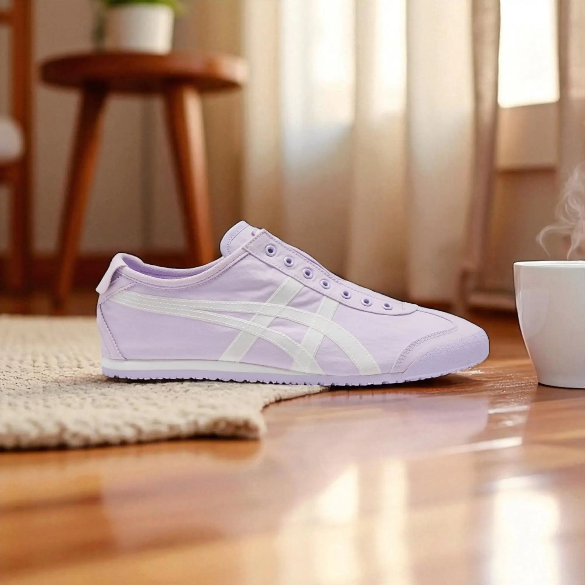 Onitsuk_a Tiger Mexico 66 Slip-On - PurpleWhite  Girls Premium First Copy D-1951 Main image