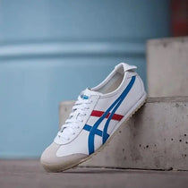 Onitsuk_a Tiger Mexico 66 WhiteBlueRed  Girls Premium First Copy Sneakers D-1956