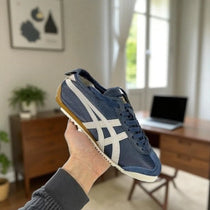 Onitsuk_a Tiger Mexico 66 Iron NavyBirch  Girls Premium First Copy Sneakers D-1957