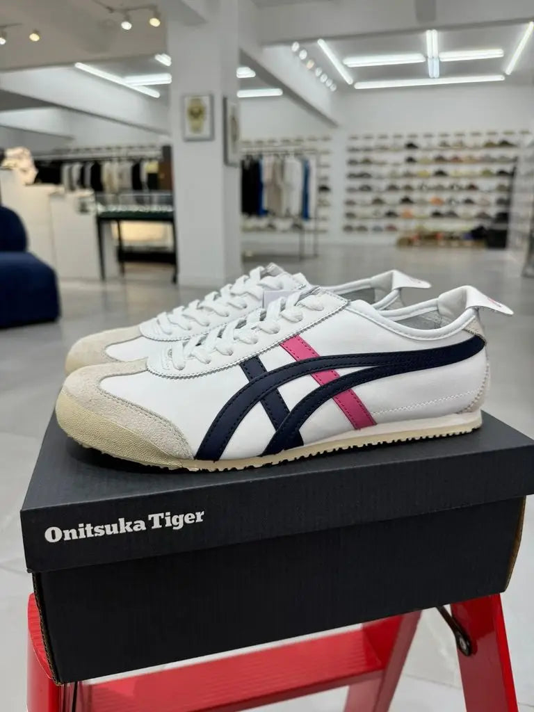Onitsuk_a Tiger Mexico 66 WhiteBluePink  Girls Premium First Copy Sneakers D-1959 Main image
