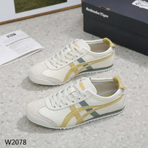 Onitsuk_a Tiger Mexico 66 whiteyellowgreen  mens premium first copy D-1961