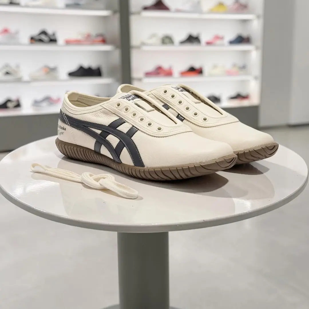 Onitsuka Tiger Tsunahiki Slip On BIRCHINDIGO NAVY Mens 7A Premium D-2063