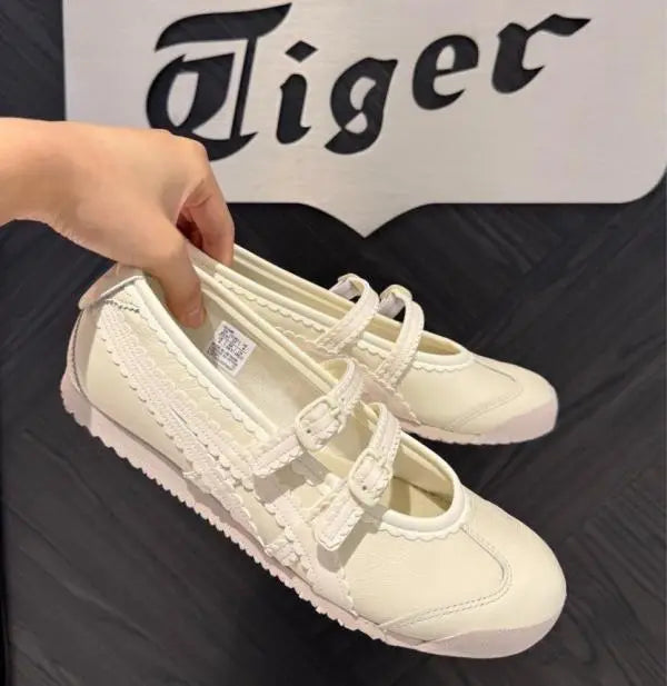 Onitsuk_a Tiger Mexico 66 ballerina - ivory cream  girls premium first copy D-1970