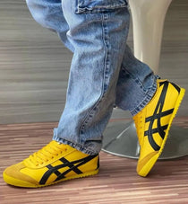Onitsuk_a Tiger Mexico 66 Yellow Black  Mens First Copy Iconic Sneakers D-1871