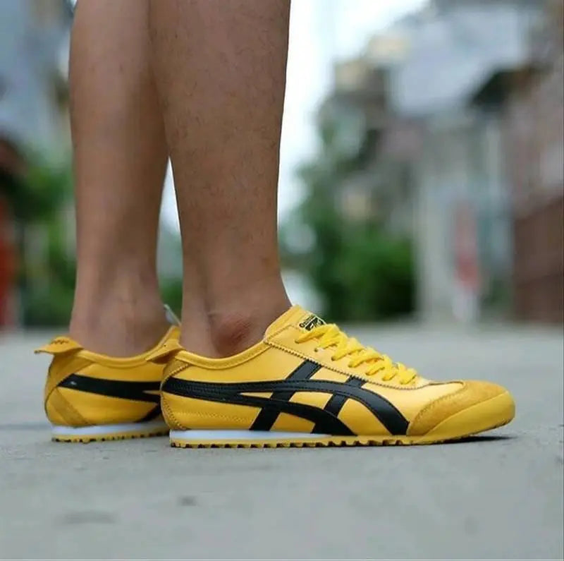 Onitsuk_a Tiger Mexico 66 Yellow Black  Mens First Copy Iconic Sneakers D-1871 Secondary image