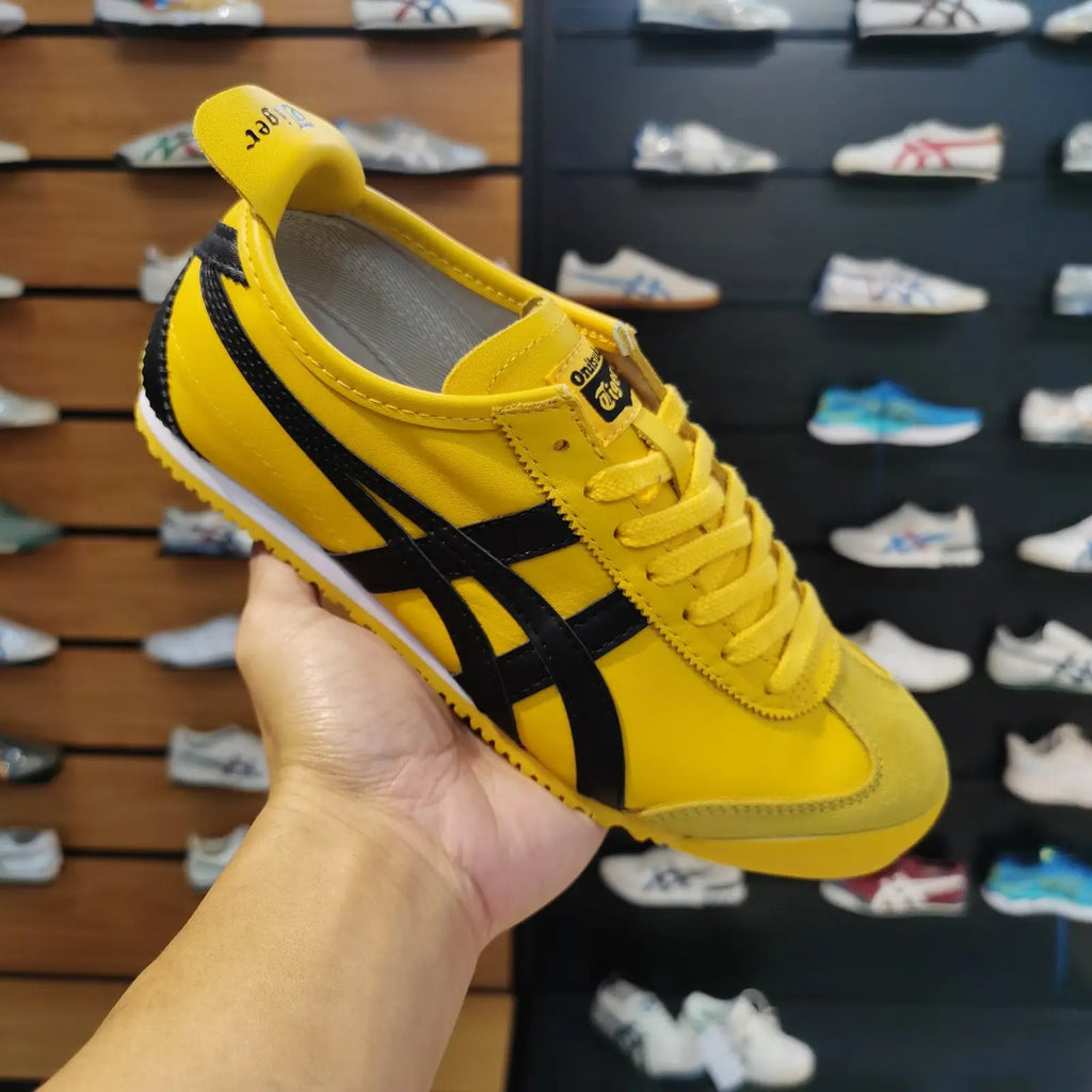 Onitsuk_a Tiger Mexico 66 Yellow Black  Mens First Copy Iconic Sneakers D-1871