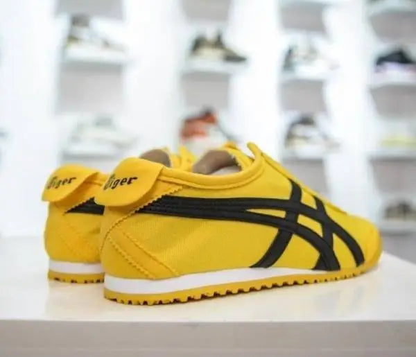 Onitsuk_a Tiger Mexico 66 Slip-On Yellow Black First Copy D-1868