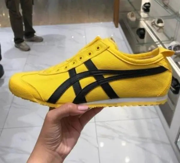 Onitsuk_a Tiger Mexico 66 Slip-On Yellow Black First Copy D-1868