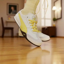 Pum_a Bella UT Canvas - WhiteYellow  Girls Premium First Copy Sneakers D-1974