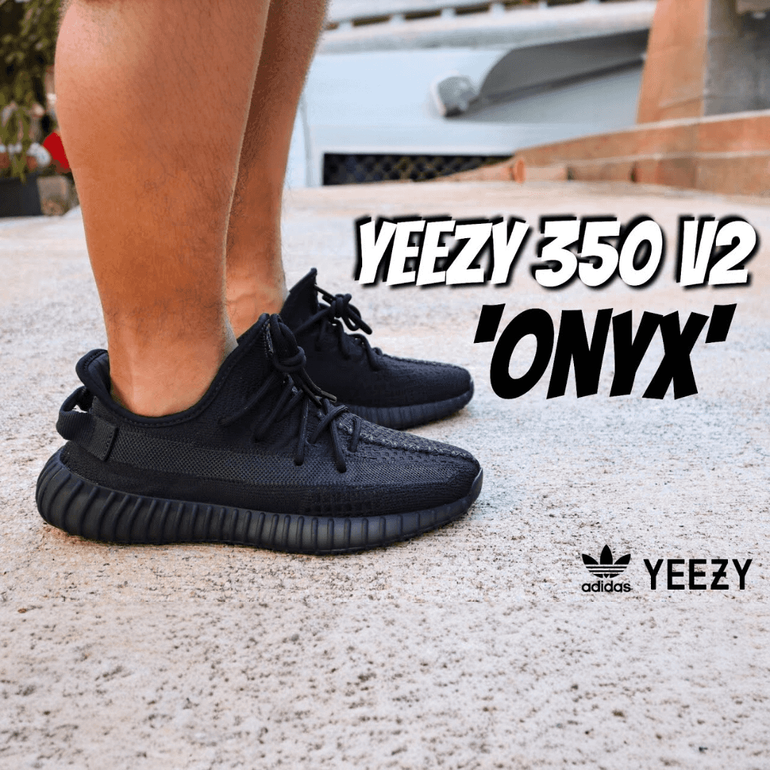 Adidas Yeezy Boost 350 V2 Onyx Full Black with Full Accessories Main image