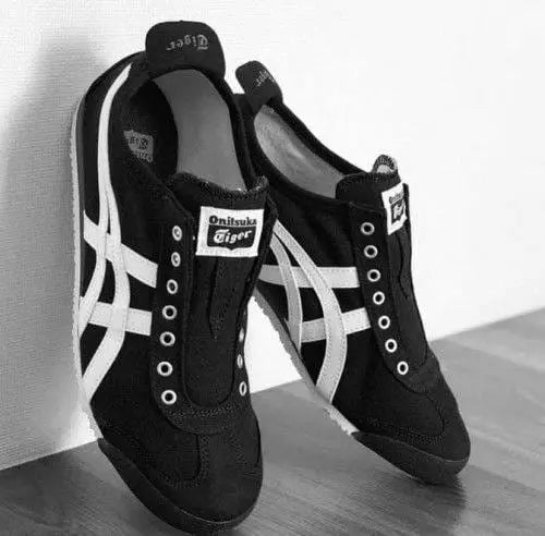 Onitsuk_a Tiger Mexico 66 Slip-On Black White Girls First Copy D-1866