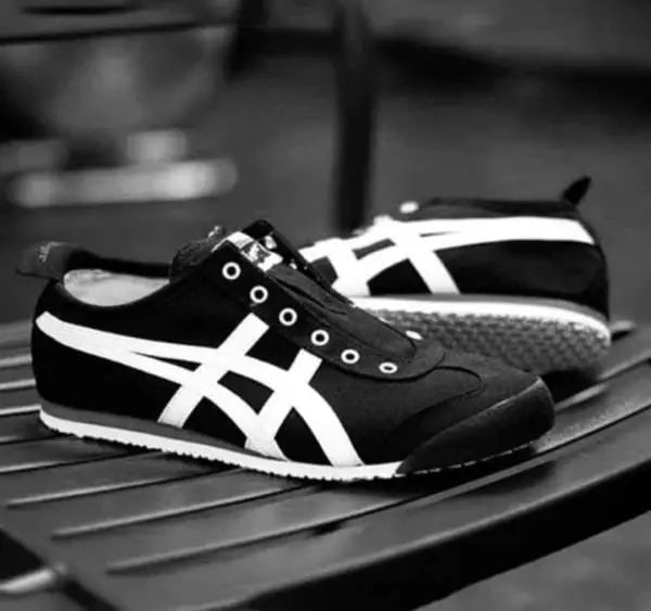 Onitsuk_a Tiger Mexico 66 Slip-On Black White Girls First Copy D-1866 Secondary image