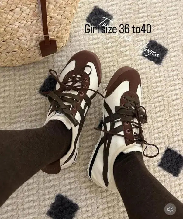 Onitsuk_a Tiger Mexico 66 WhiteCoffee Brown  Mens Premium First Copy Sneakers D-1977 Secondary image