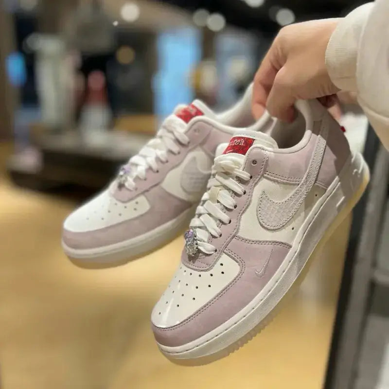 Nike Airforce 1 Low Year Of The Dragon PINK SUEDE Main image