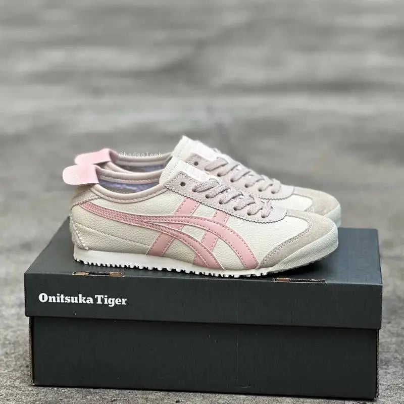 Onitsuk_a Tiger Mexico 66 Oatmeal Ginger Peach Pink 7A Premium First Copy D-1858 Main image