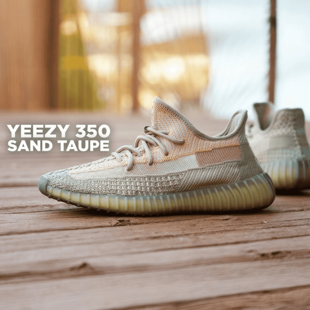 Adidas Yeezy Boost 350 V2 Sand Taupe Semi UA With FUll Accessories Main image