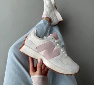 WMN NE.W BALANCE 327 GREY PINK WOMEN Main image