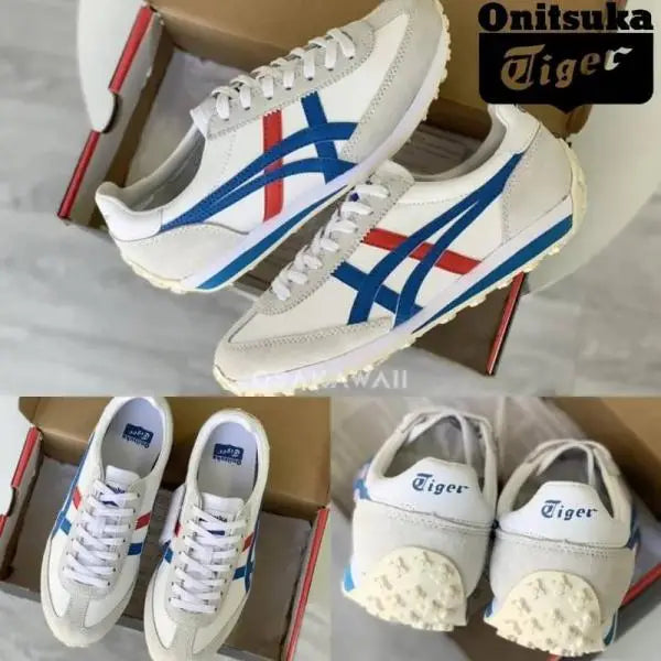 Onitsuk_a Tiger EDR 78 WhiteBlueRed  Iconic Tricolor Retro Runners (D-1982)