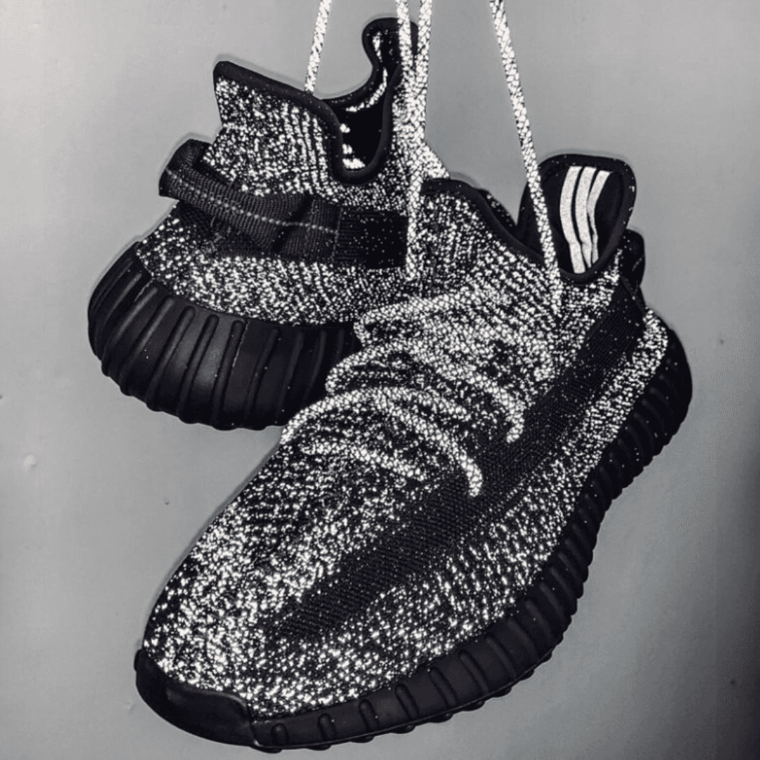 Adidias Yeezy 350 Full Black Reflective Semi UA With Full Accessories Main image