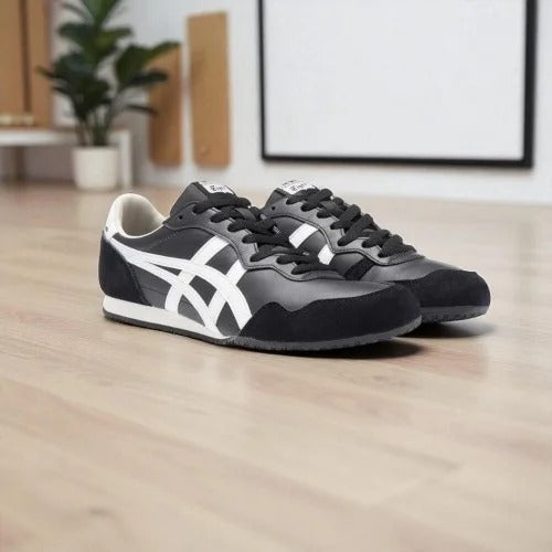 Onitsuka Tiger Serrano Black White Sneakers For Mens Main image