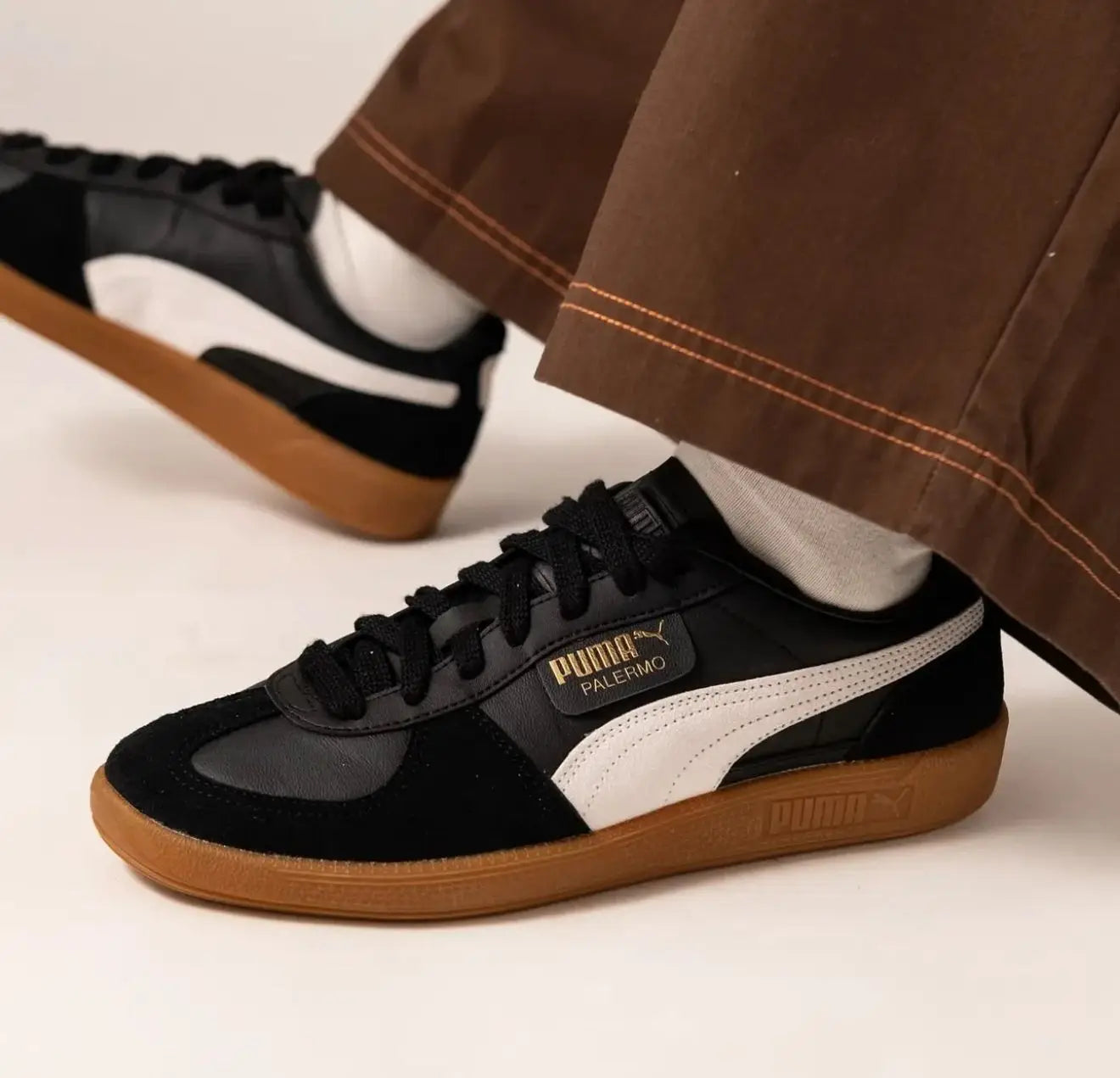 Puma Palermo BLACK FEATHER GREY GUM (FIX) Main image