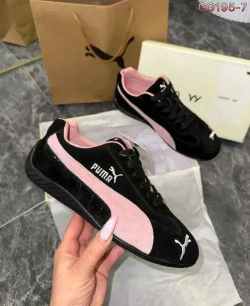 Puma SPEEDCAT OG BLACK WHITE MAUVE MIST WOMENS Sneakers Main image