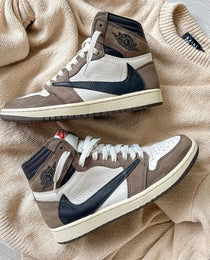 Nike Air Jordan Retro 1 High OG Travis Scott DARK MOCHA (Semi UA)