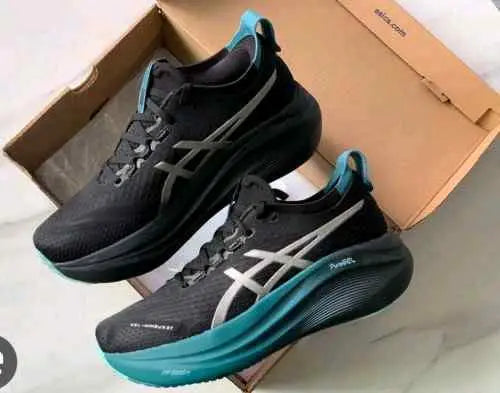 Asics Gel Nimbus 27 BLACK GREEN